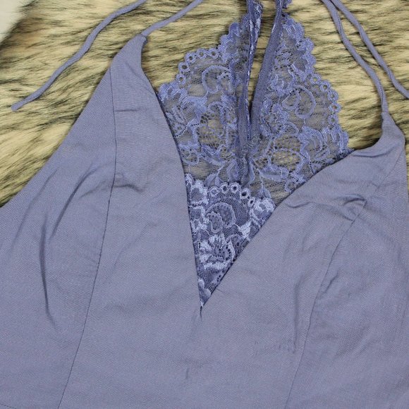 Free People Blue Century Brami Crop - Picture 4 of 7